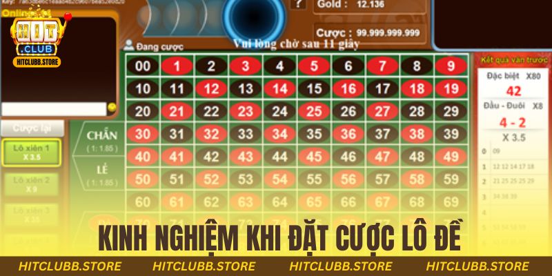Kinh nghiệm khi đặt cược lô đề